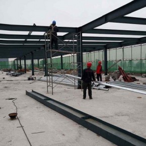 石家莊華旗建筑勞務公司的建筑勞務分包 以鋼柱鋼梁制作為核心的專業力量